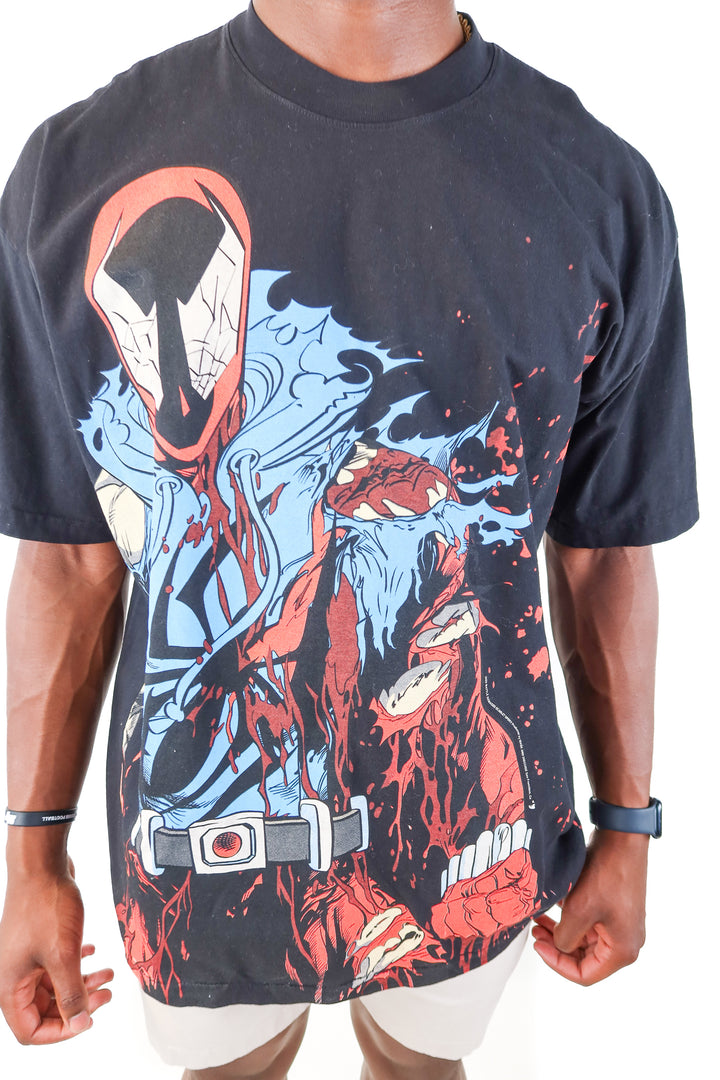 mask and disguise spiderman graphic tshirt (XL)