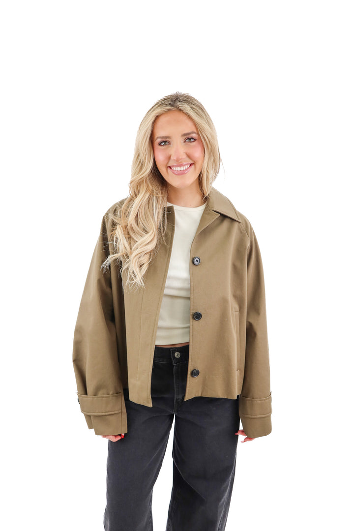 cos green jacket (m; retail $125)