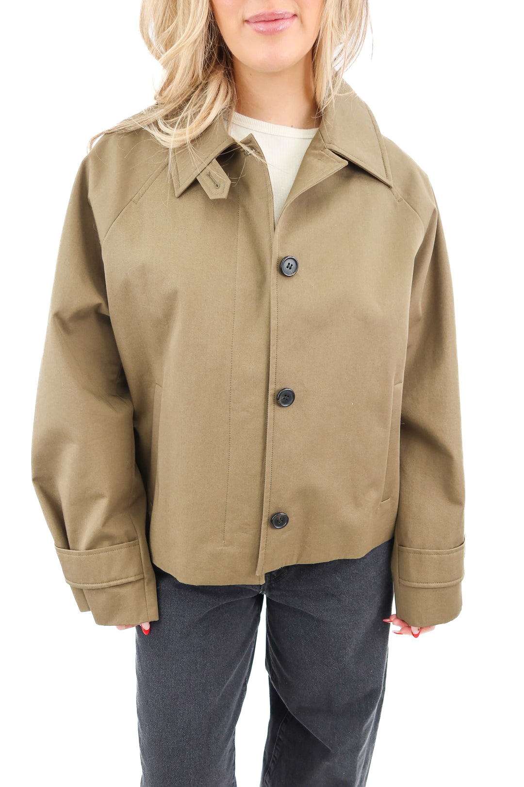 cos green jacket (m; retail $125)
