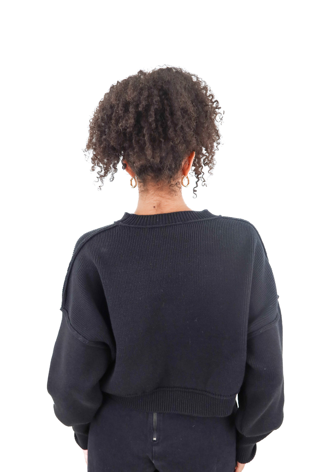 Vici black mock neck pullover sweater (retail $54)