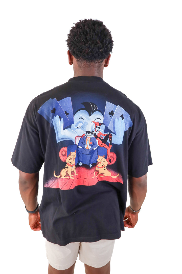 AUCTION joker cartoon black tshirt (xl)- ends 5/20 at 8pm CT