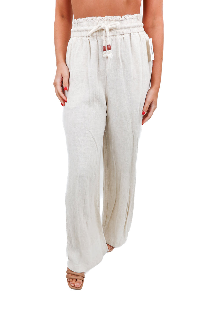 Zara beige linen pants (S)