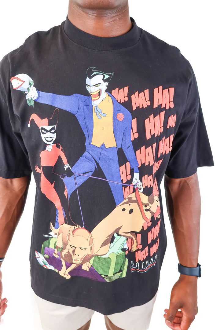 AUCTION joker cartoon black tshirt (xl)- ends 5/20 at 8pm CT