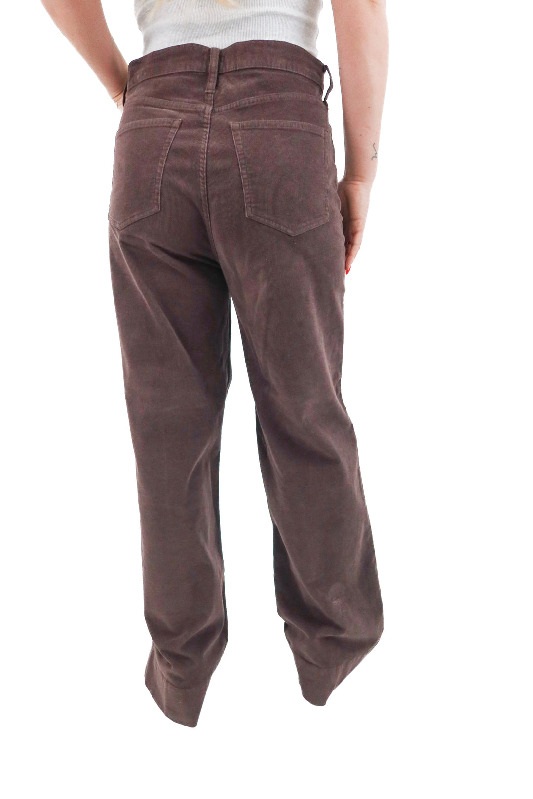 J.Crew brown corduroy wide leg (m; retail $110)
