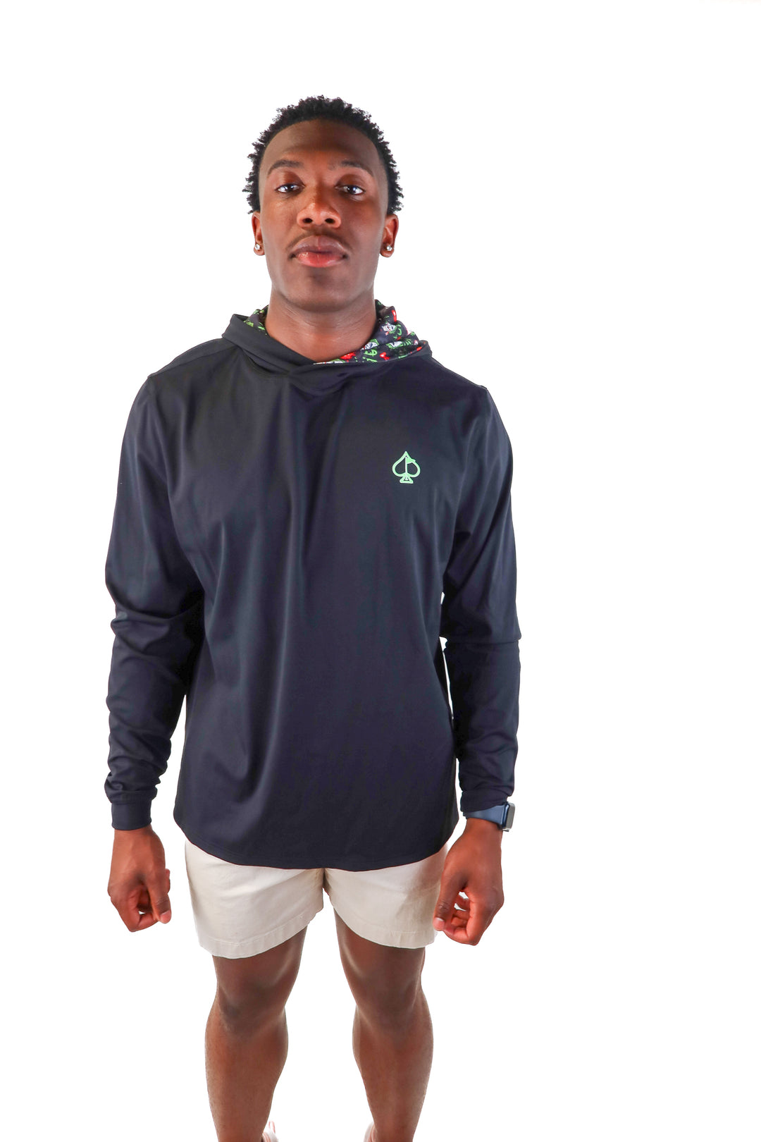 pins & aces joker hoodie (XL)