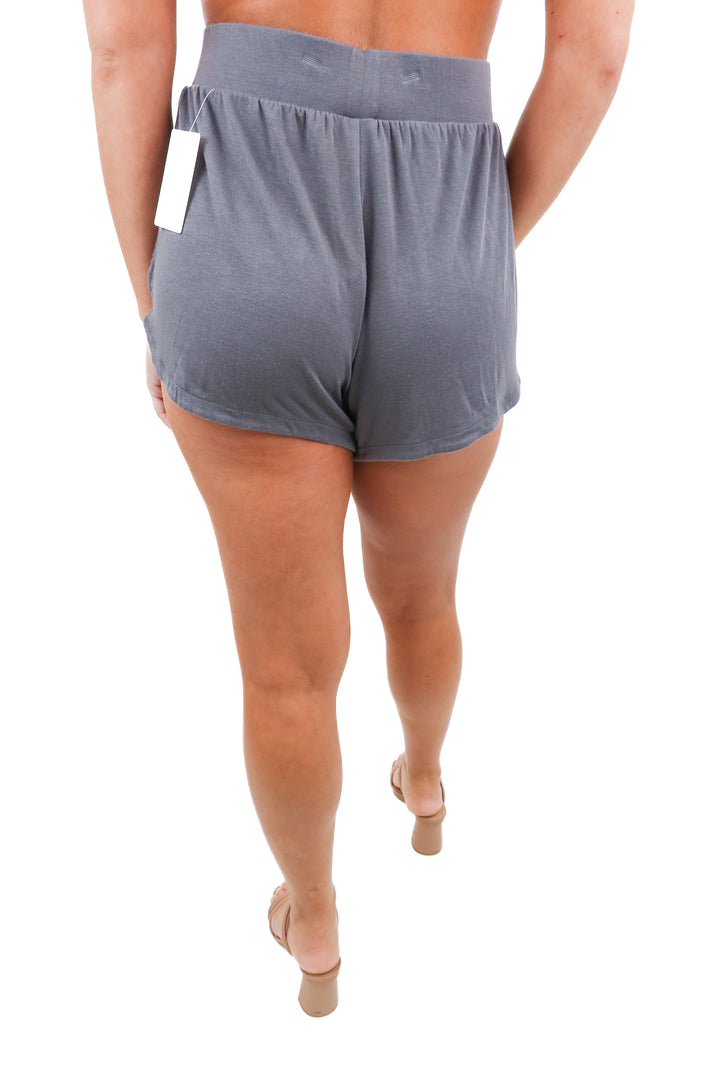 Spanx grey lounge shorts (S)