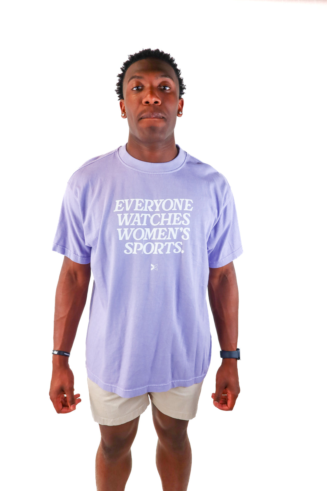 together purple "everyone watches womens sports" tshirt (L)