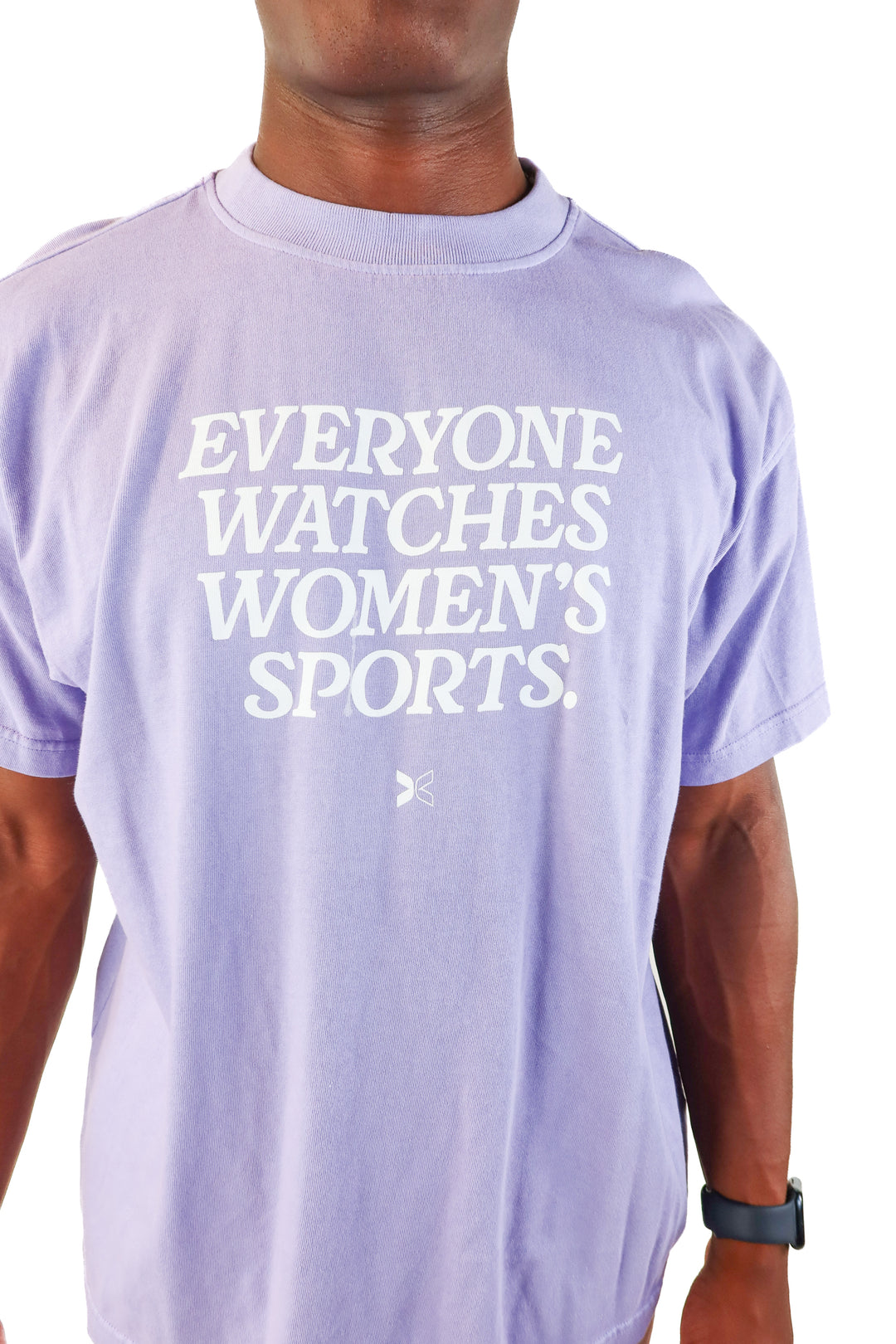 together purple "everyone watches womens sports" tshirt (L)