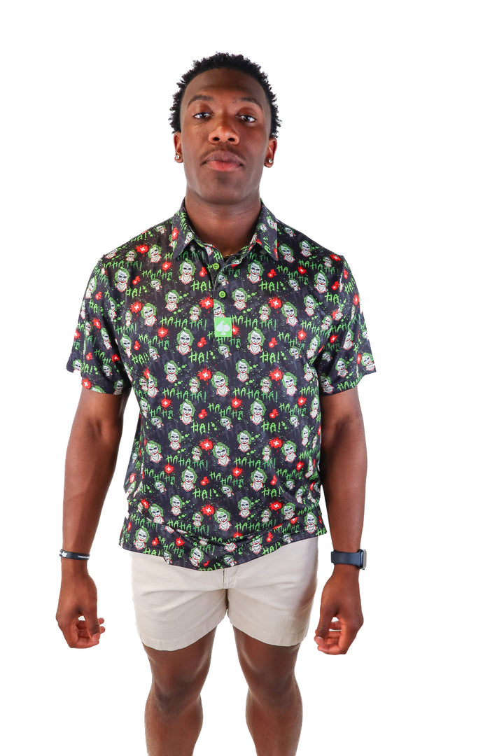 pins & aces joker polo NWT (XL)