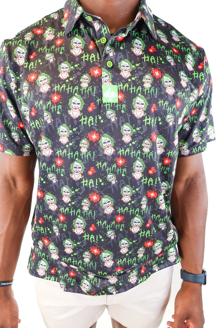 pins & aces joker polo NWT (XL)