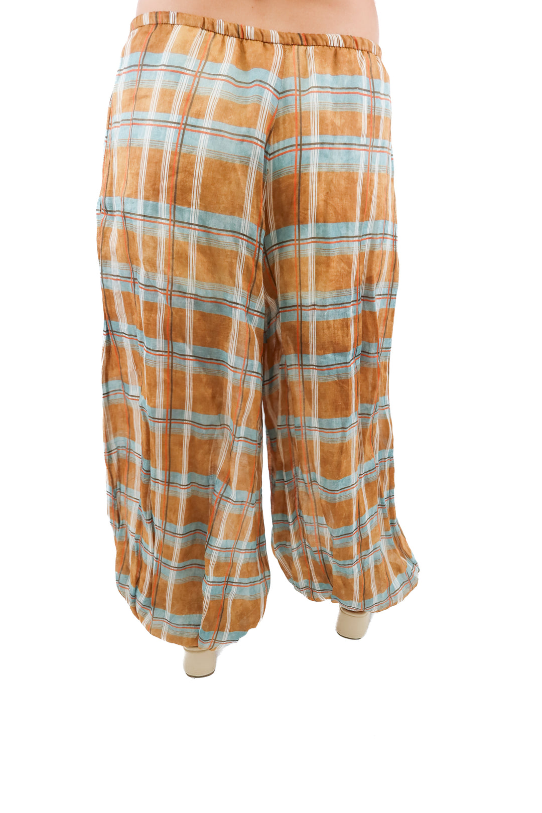 Zara plaid balloon pants (S)