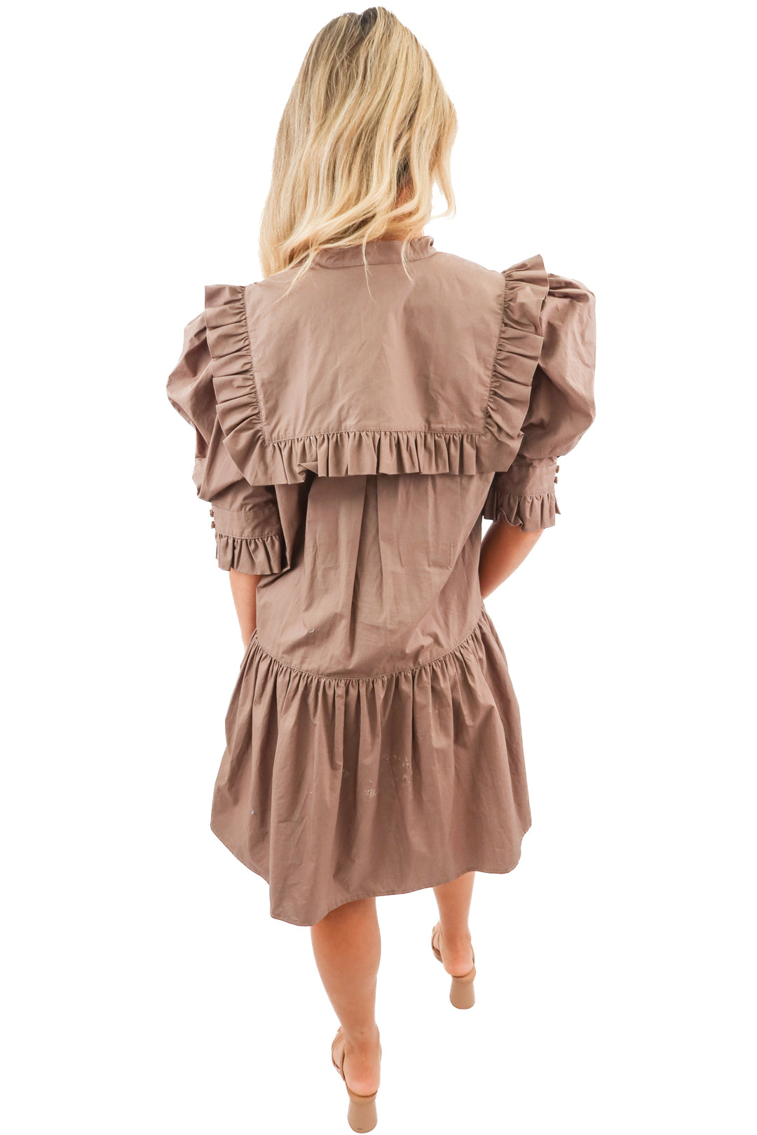 by malene birger brown mini dress (40/ US8; retail $378)