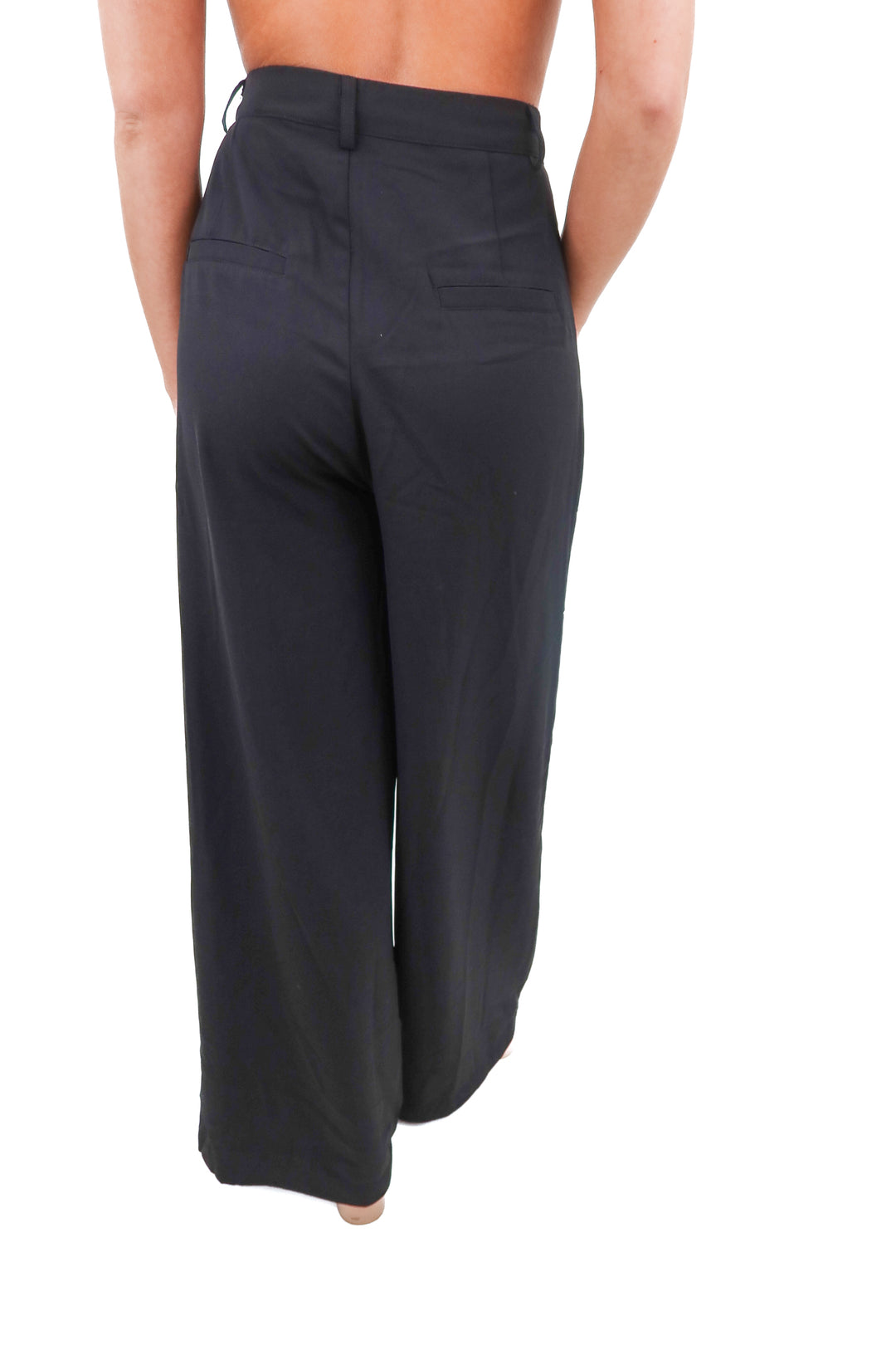 Vici black wideleg pants (S)