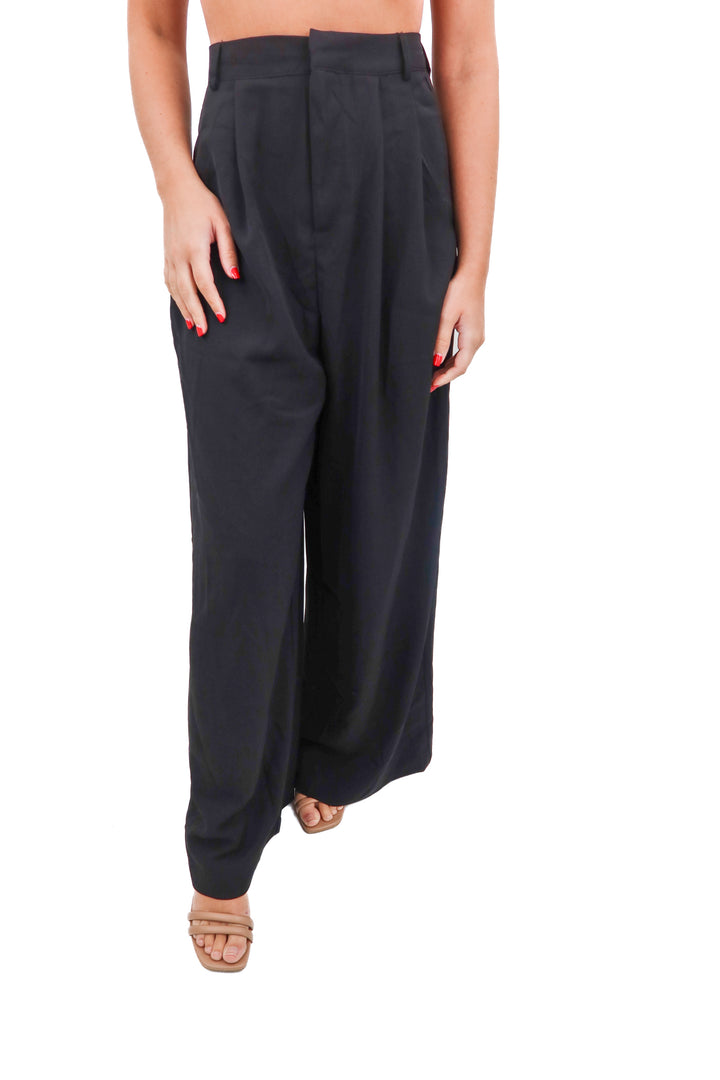 Vici black wideleg pants (S)