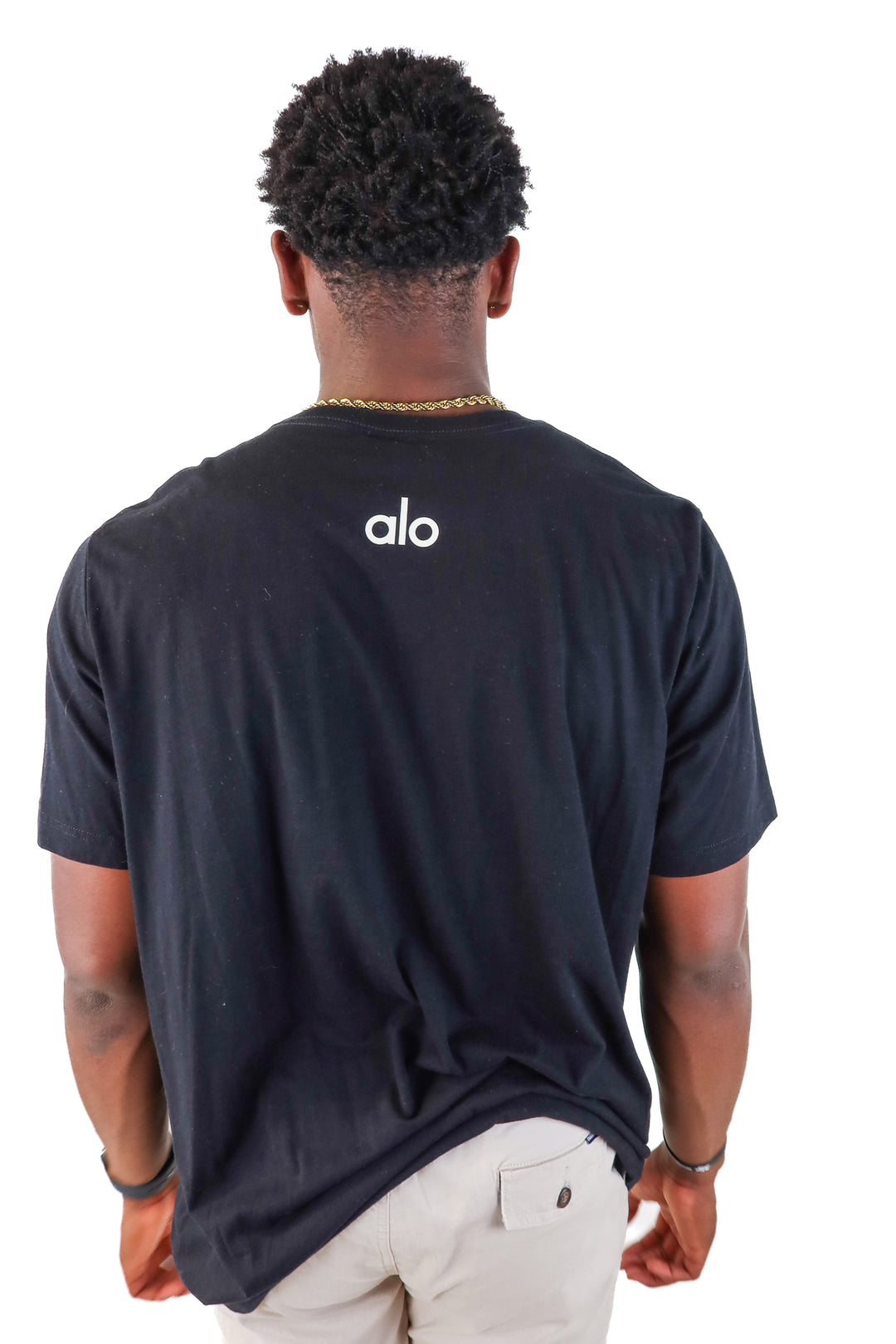 alo black tshirt (XL*)