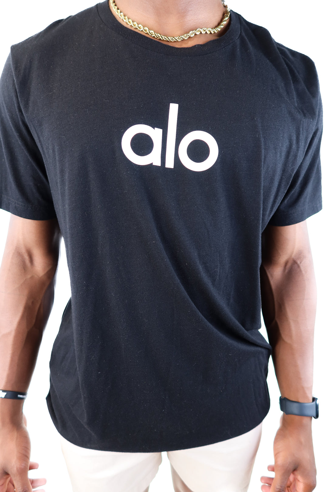 alo black tshirt (XL*)