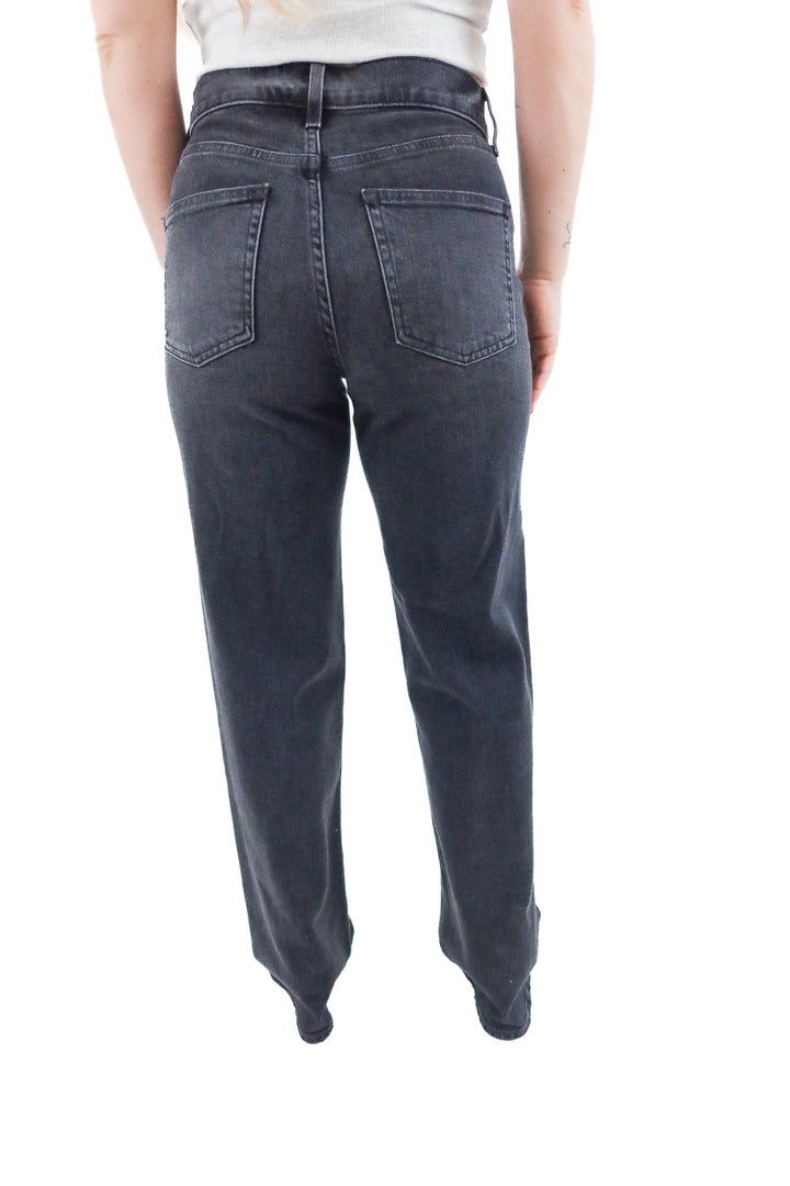 ayer black straight leg jean (27; retail $285)