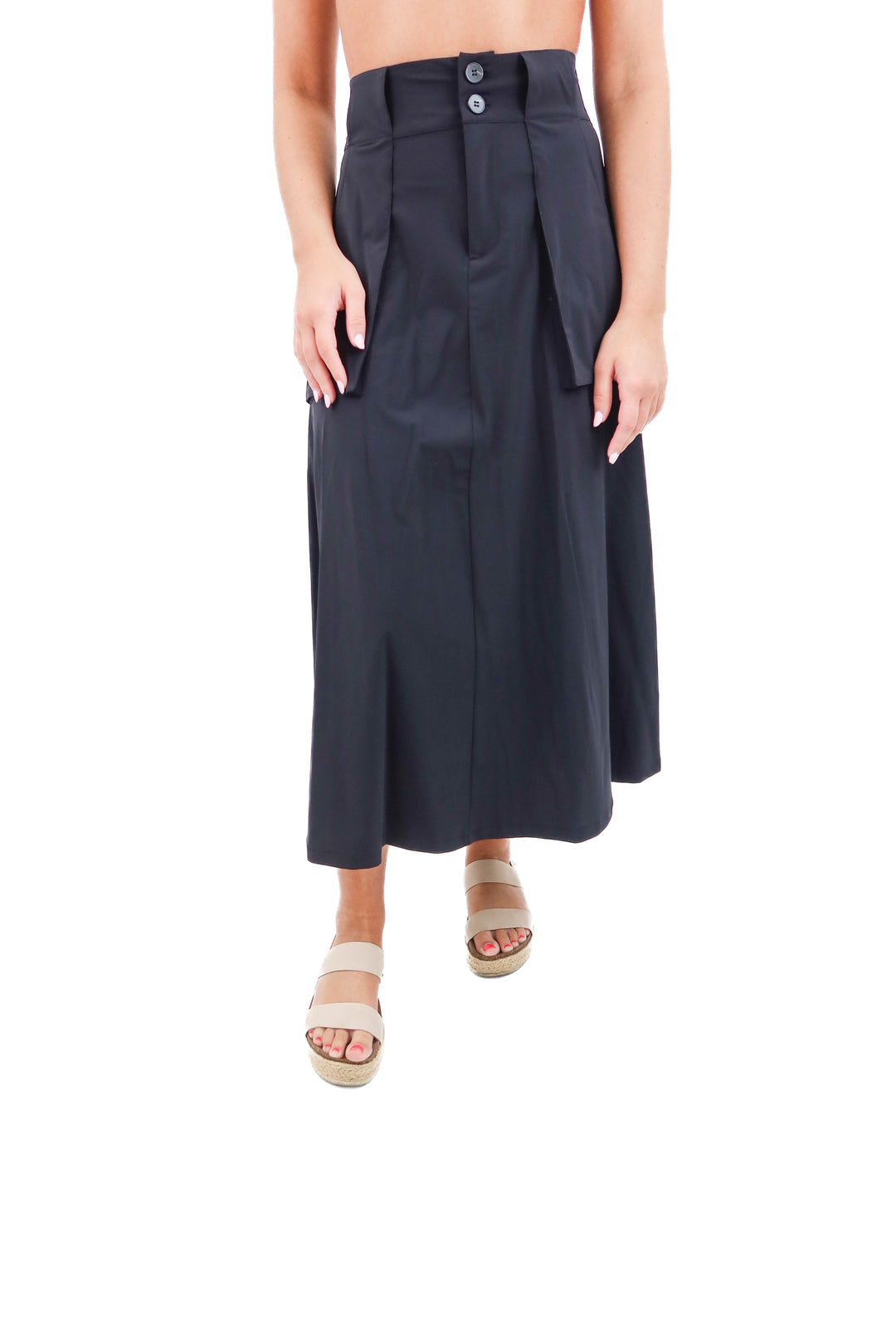 ruti black the utility skirt (xs; retail $249)
