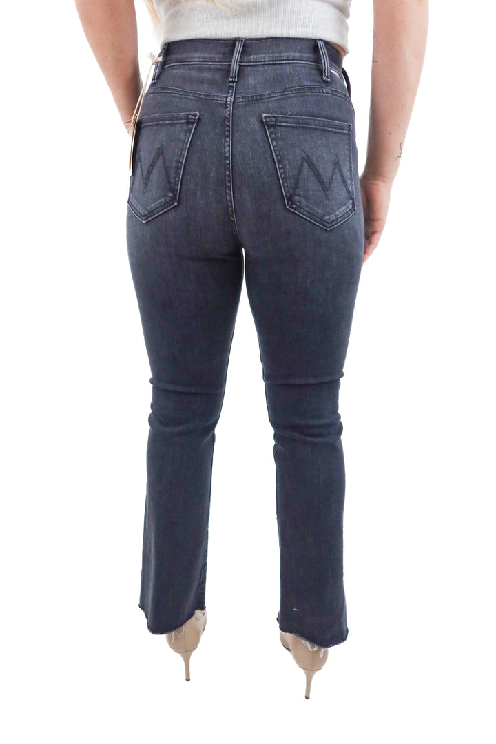 mother black straight leg denim (27; retail $278)
