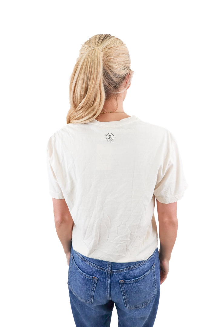 Comfort Colors cream "State" shirt (M)