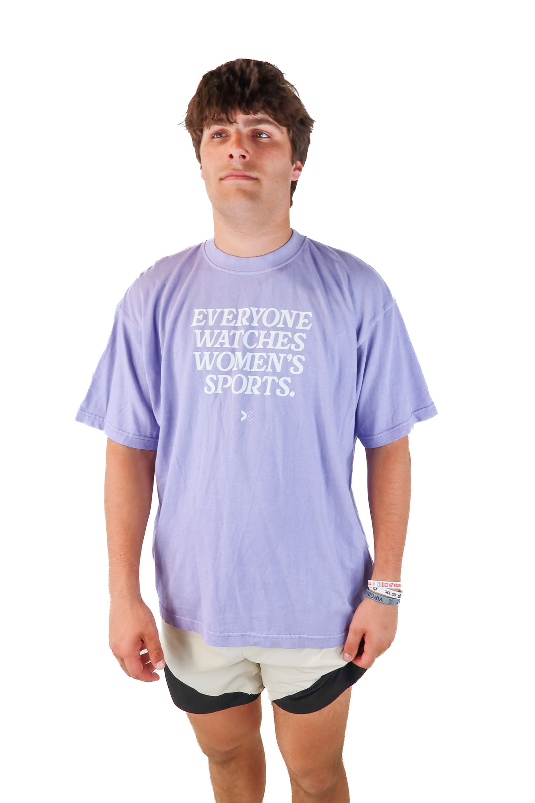 SOLD: together purple "everyone watches womens sports" tshirt (XL)