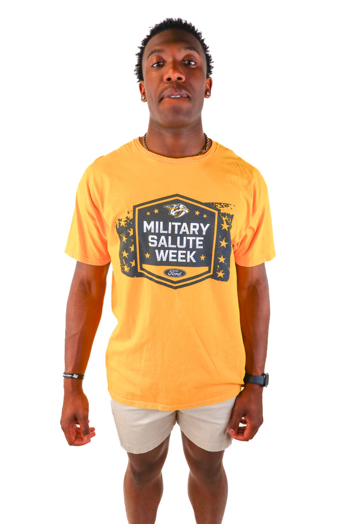 predators military salute week tshirt (XL)
