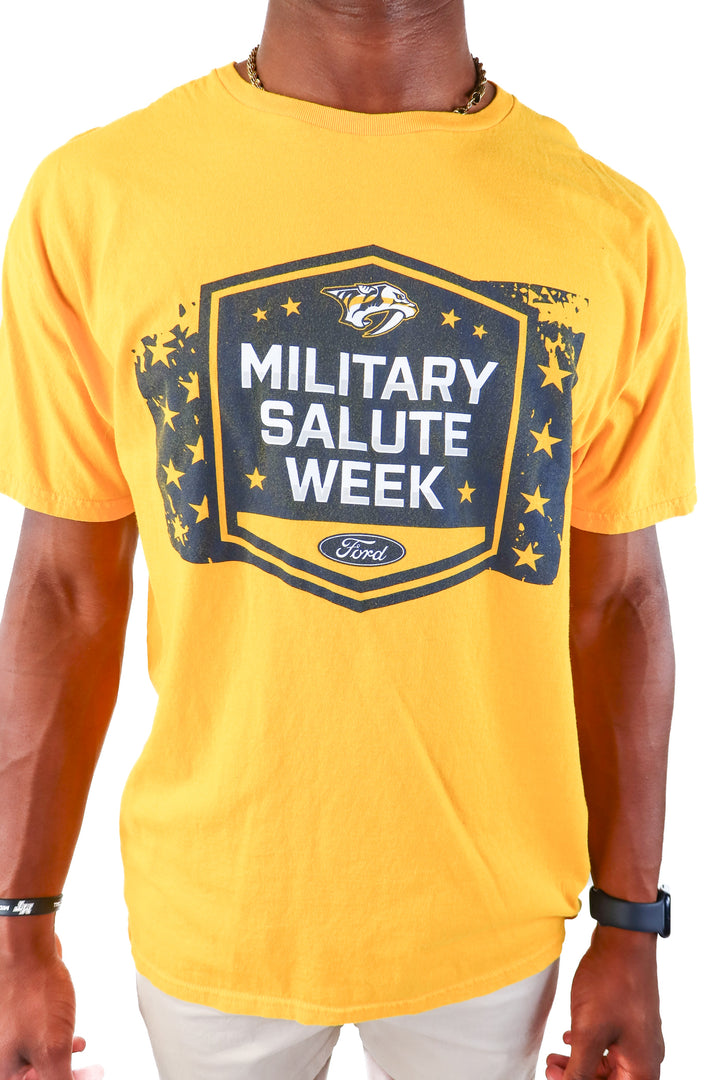 predators military salute week tshirt (XL)