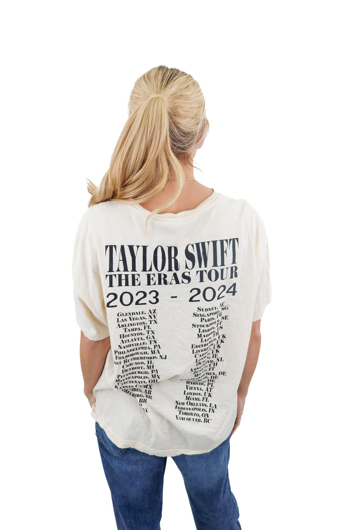 Taylor Swift Eras Tour Cream concert shirt (L)