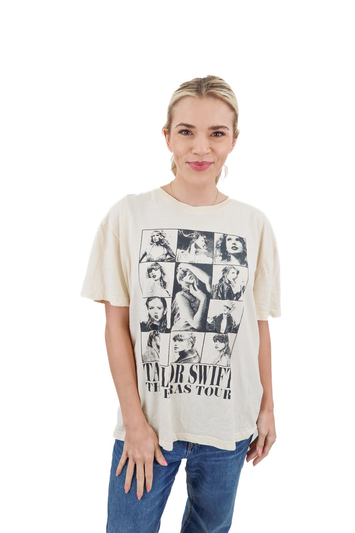 Taylor Swift Eras Tour Cream concert shirt (L)