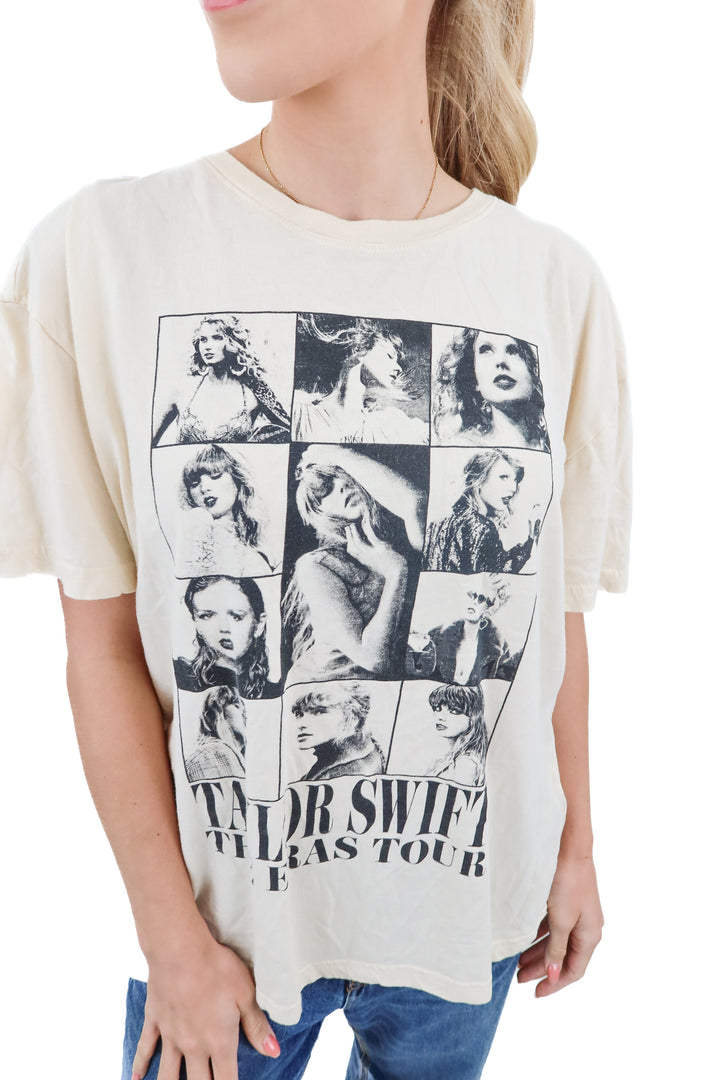 Taylor Swift Eras Tour Cream concert shirt (L)