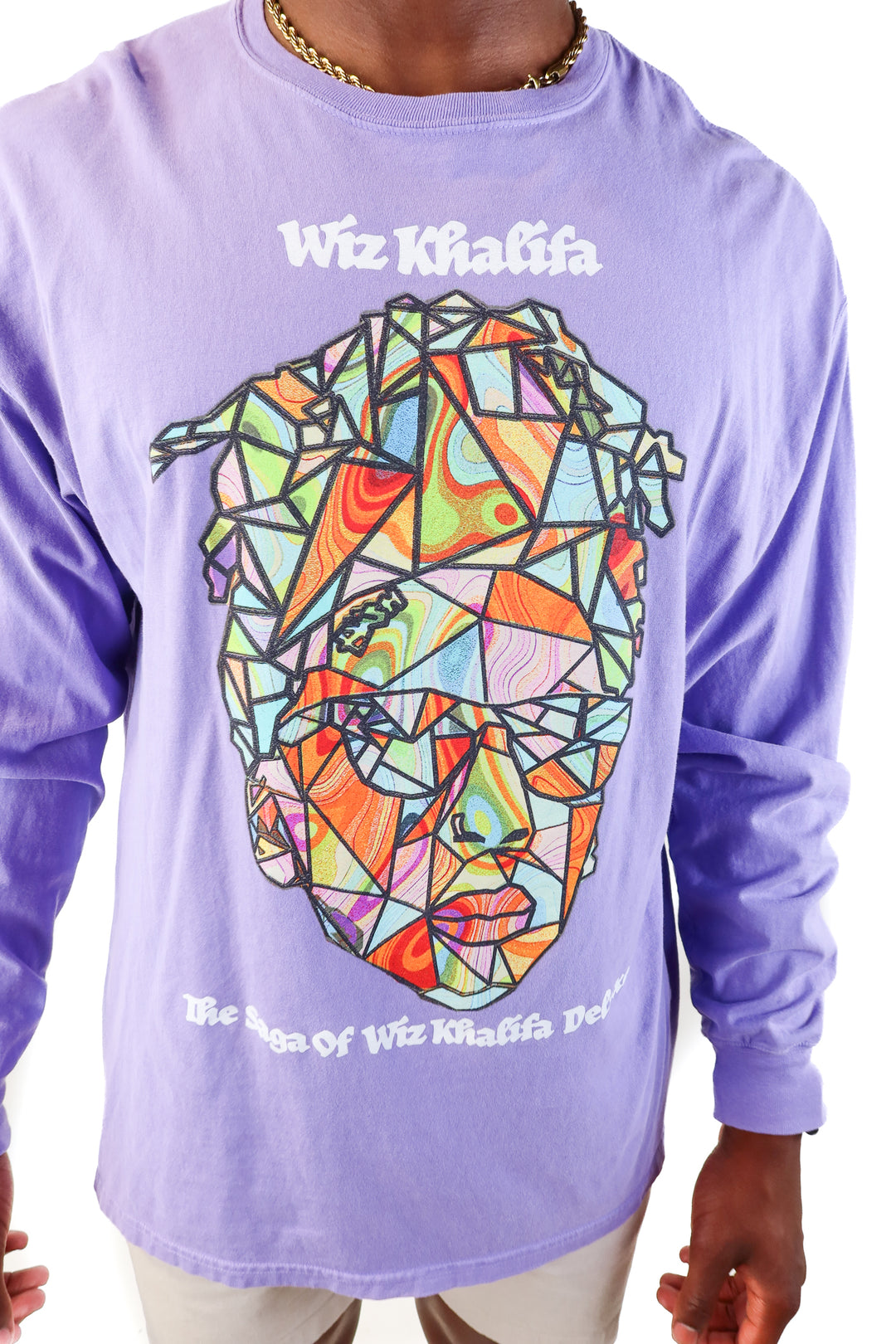 wiz khalifa purple tshirt (XL)