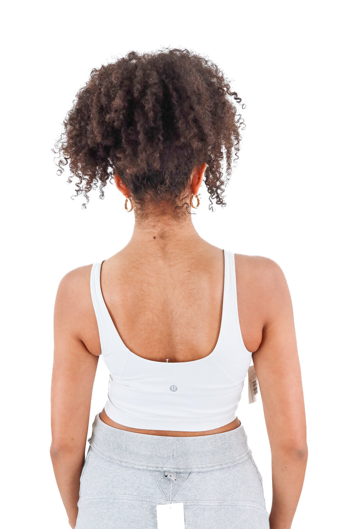 Lululemon white align exercise top (6)