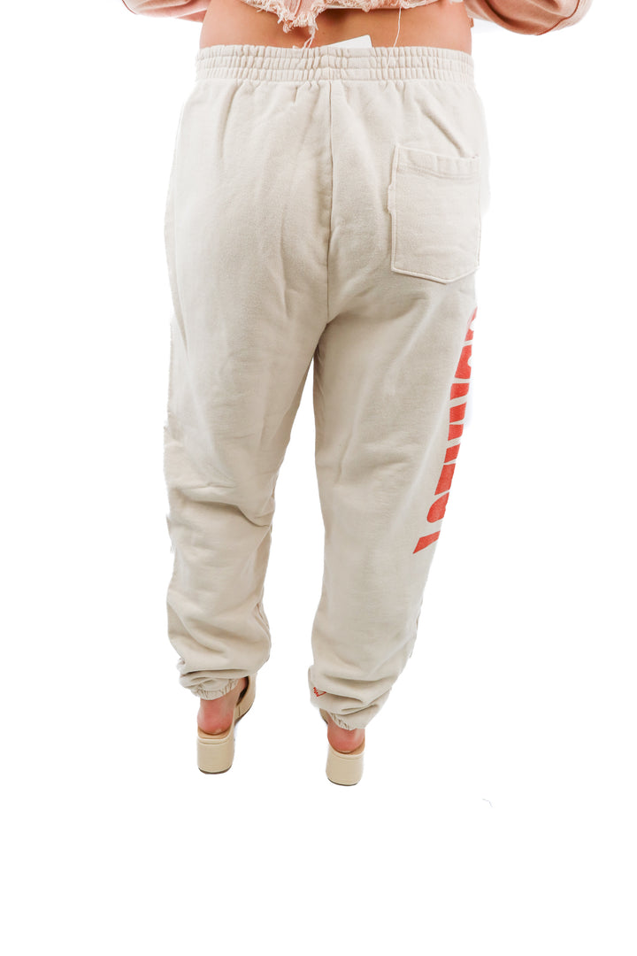 lonely ghost tan sweatpants (xl; retail $70)