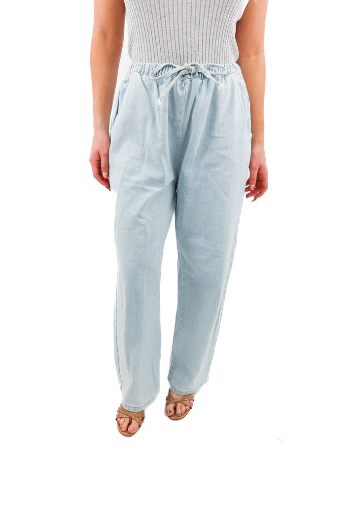 wish list elastic jeans (L; retail $72)