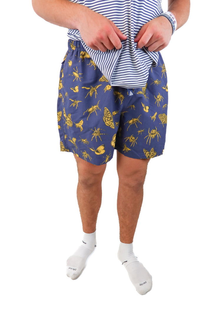 Nike acg blue insect hiking shorts (xl)