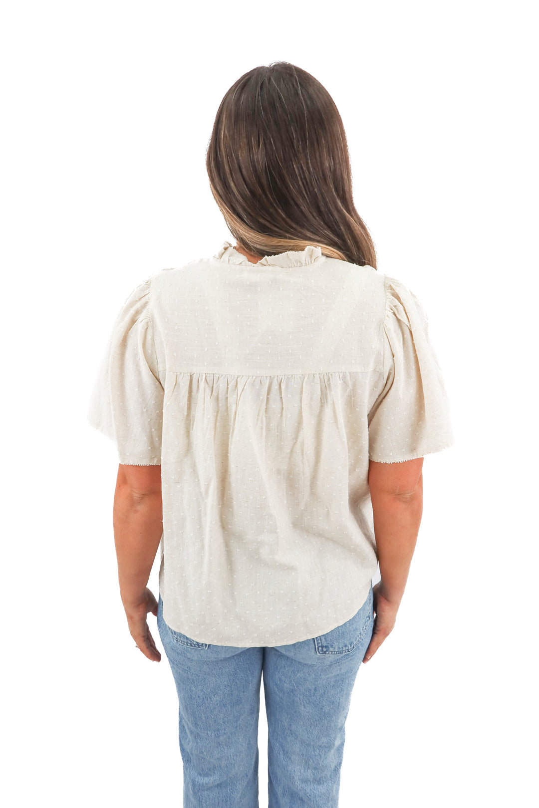 THML Quite Perfect Embroidered Top NWT (S; retail $86)