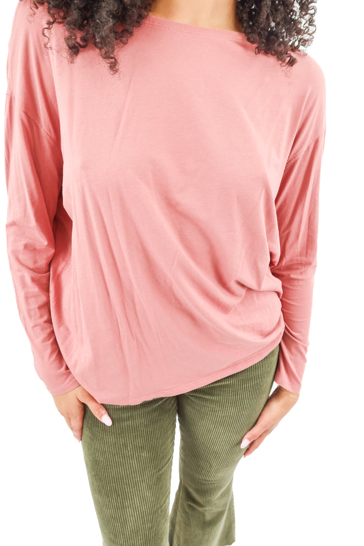 lululemon mauve long sleeve top (12; retail $64)