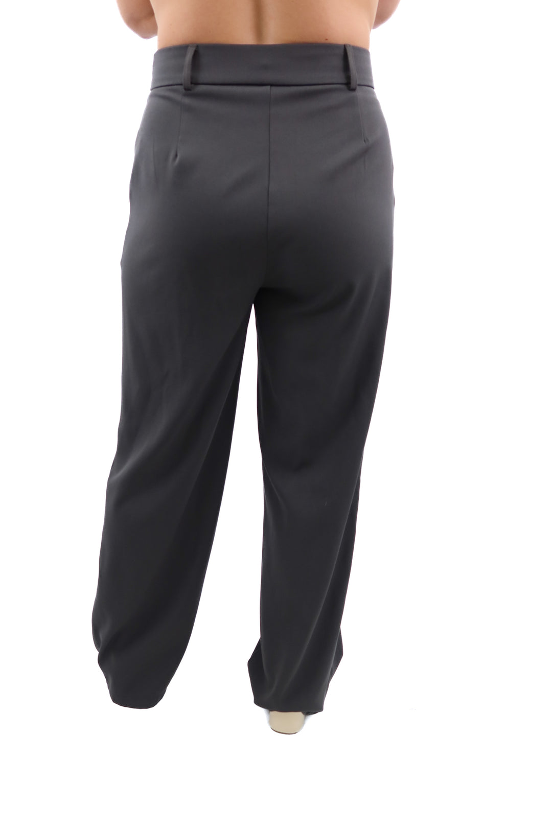 princess polly dark grey trouser pants (6; retail $65)