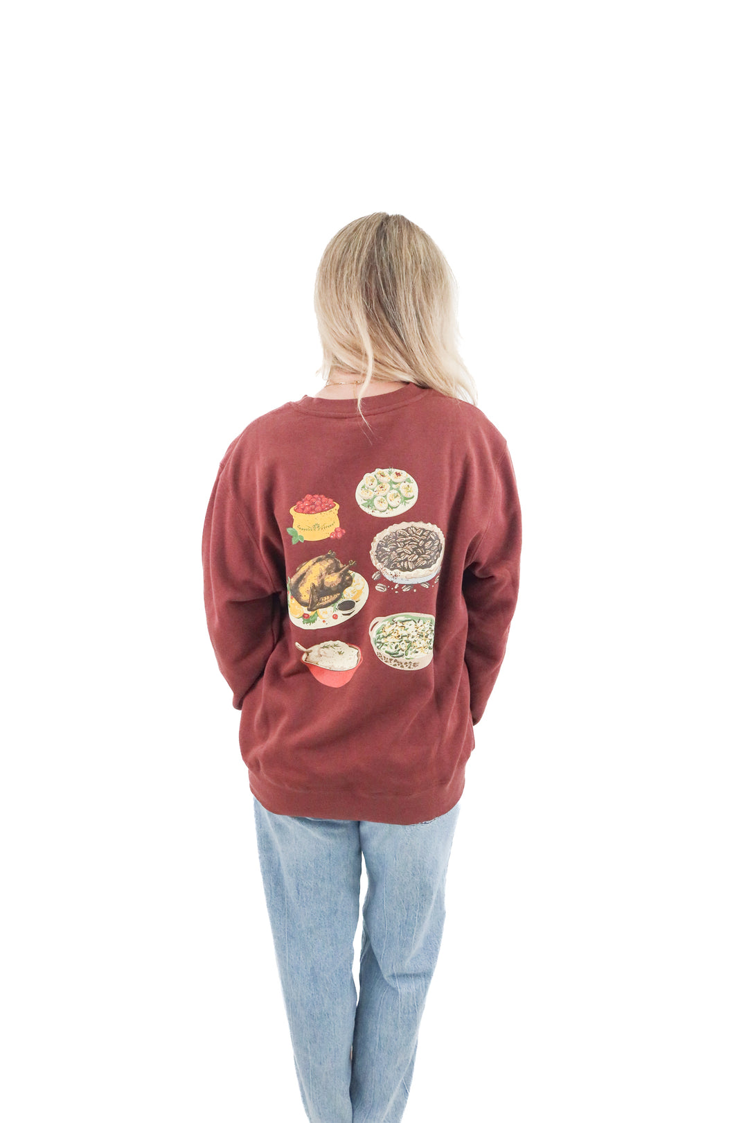 living fully copper its all gravy hoodie (m)