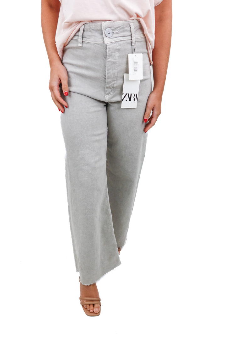 zara grey "the marine straight" jeans NWT (6; retail $49.90)