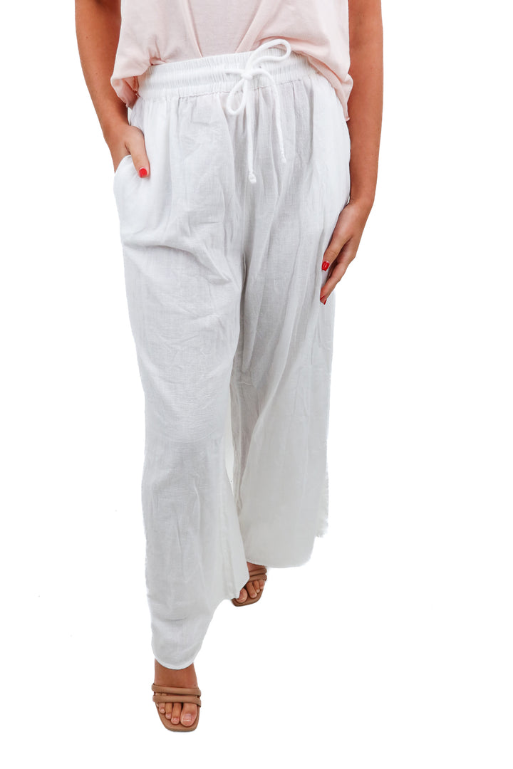Primark Cares white cotton pants (M; retail $20)