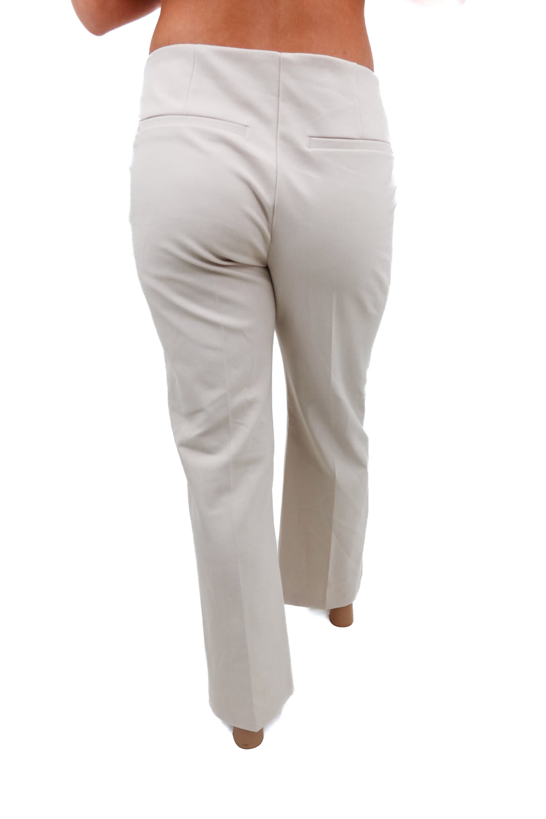 Abercrombie & Fitch beige trouser pants (6S; retail $90)