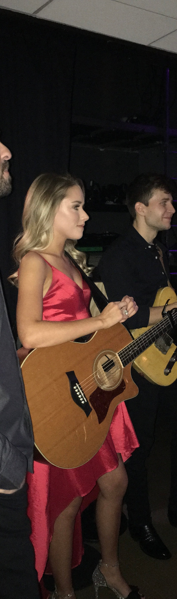 *FIRST ACCESS AUCTION* b.darlin red high low dress (s)