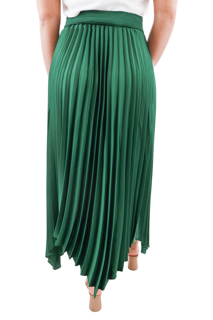 petal and pup green pleated skirt (s)