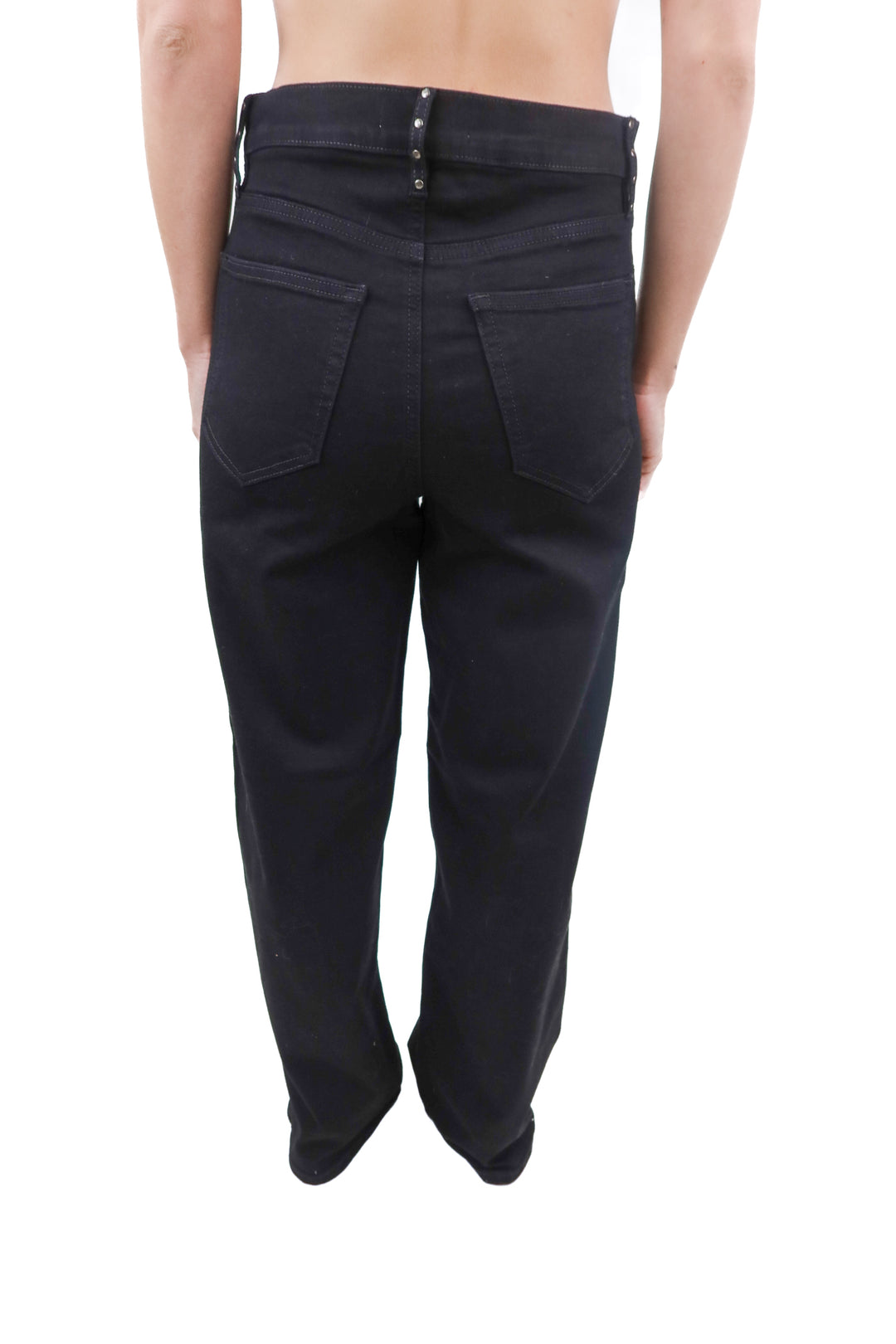 Vici black studded wideleg jeans NWT