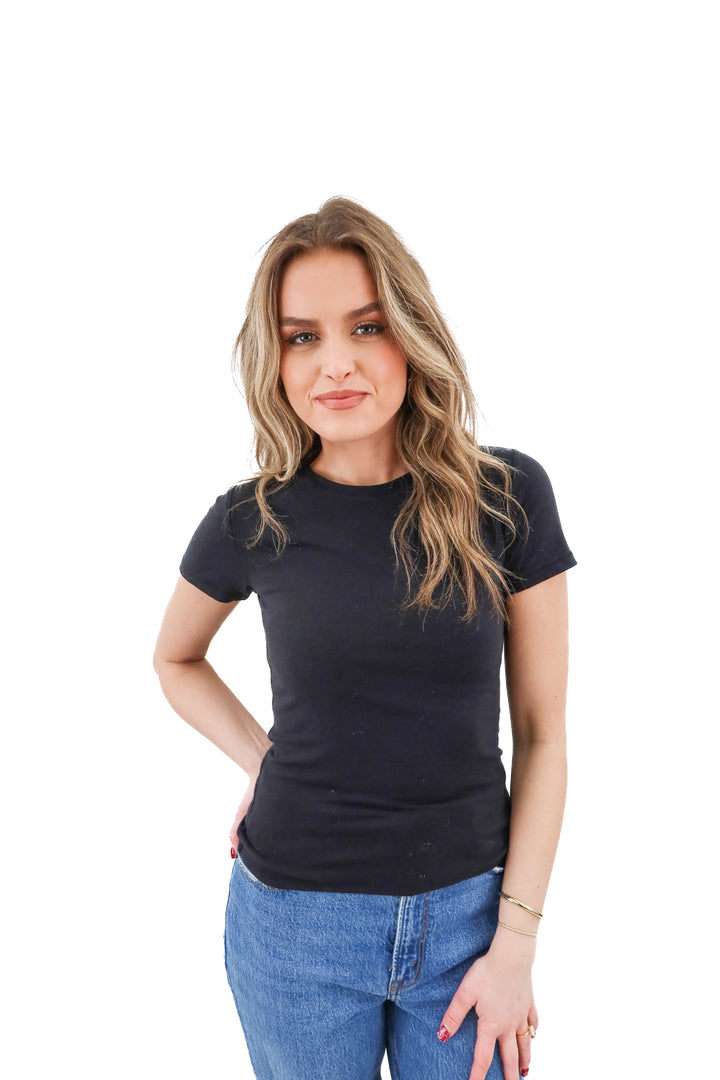 Nuuds black tee (S; retail $58)