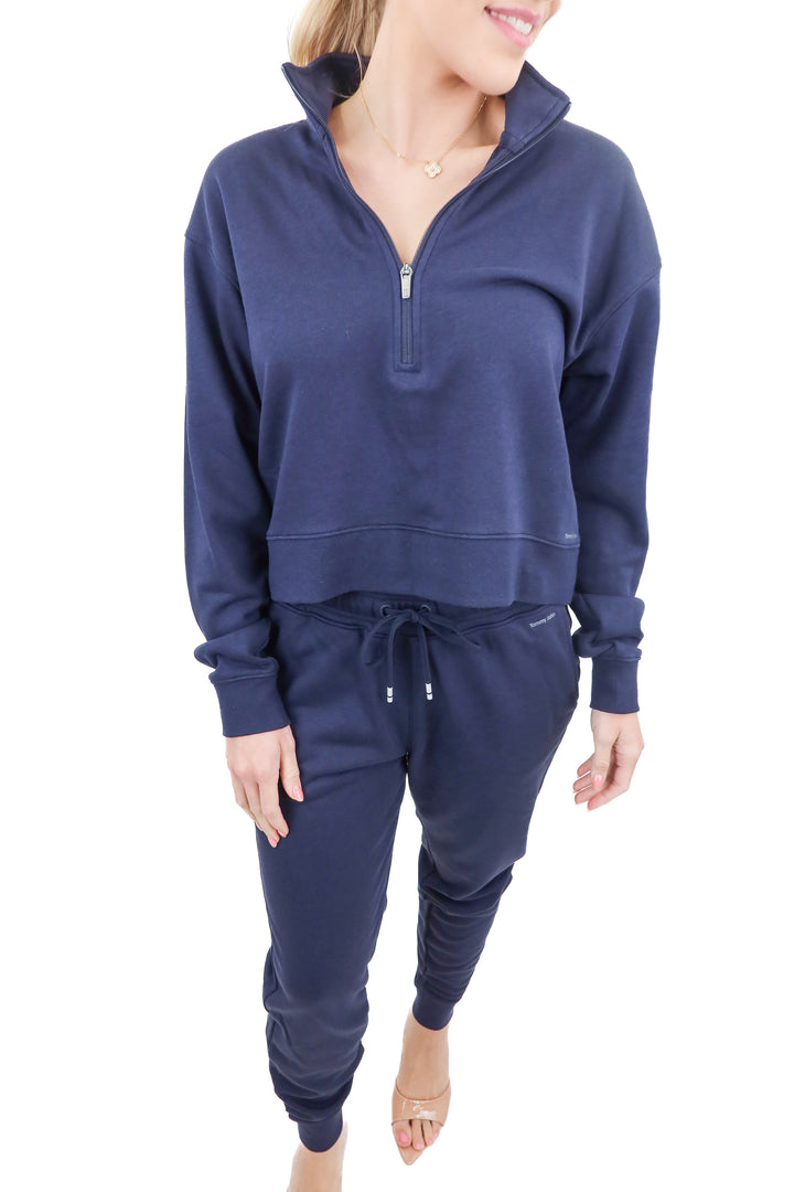 tommy john navy sweatpant lounge set NWT (s; retail $172)