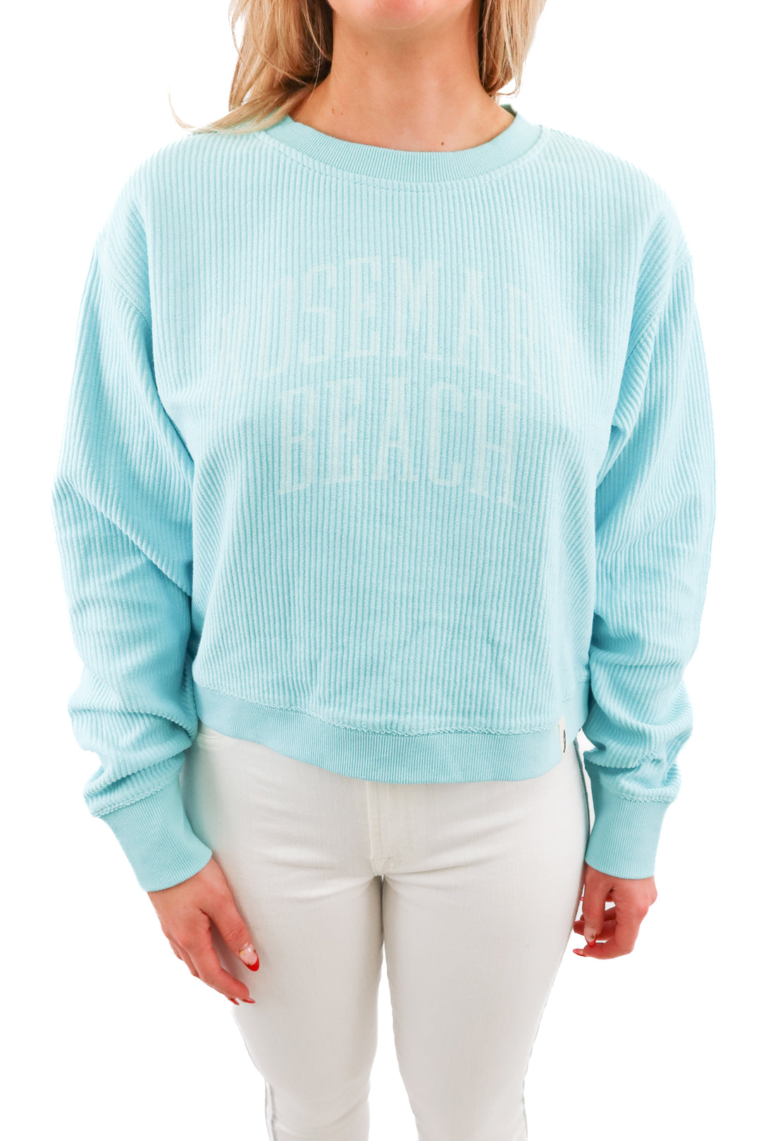 Unwind "Rosemary Beach" blue sweatshirt (L)