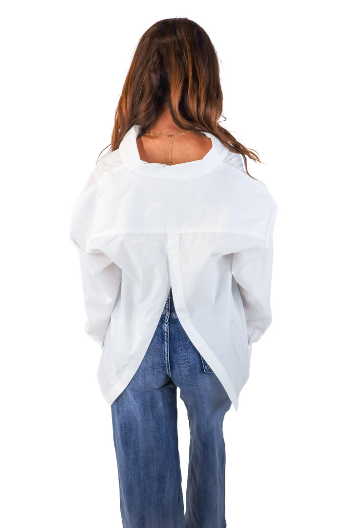 abercrombie & fitch white sheer button up NWT (s; retail $60)