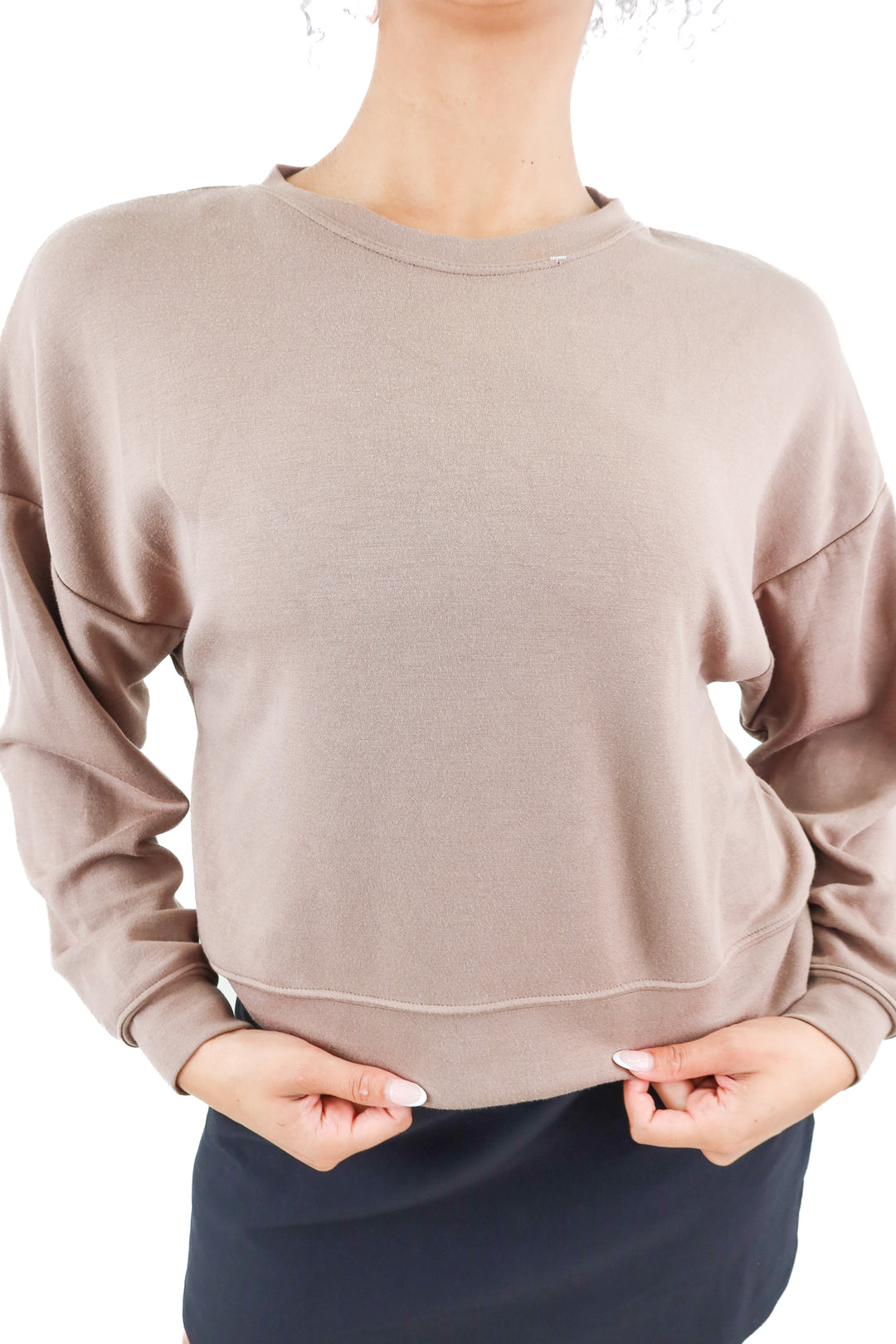 Scoop brown sweatshirt (S)